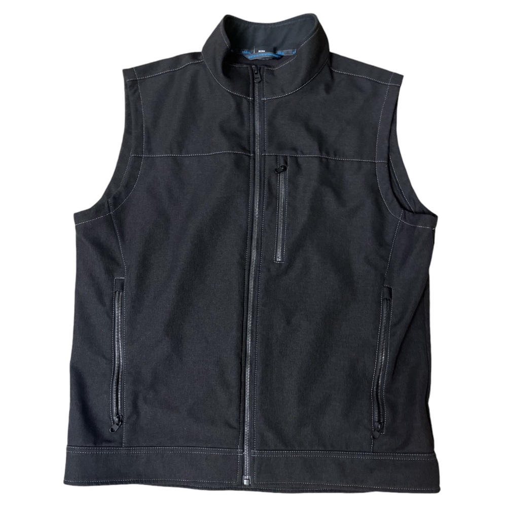 Men's Black Softshell Vest